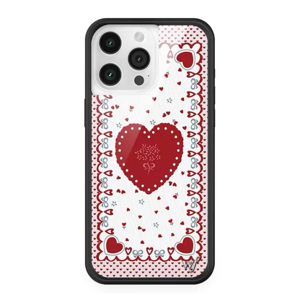 Wildflower strawberry Phone Case for iPhone 12 13 Pro 14 Pro 15 plus 16 promax Cover WF Leopard Print Cherry Cute Cartoon Cover Wildflower strawberry Phone Case for iPhone 12 13 Pro 14 Pro 15 plus 16 promax Cover WF Leopard Print Cherry Cute Cartoon Cover